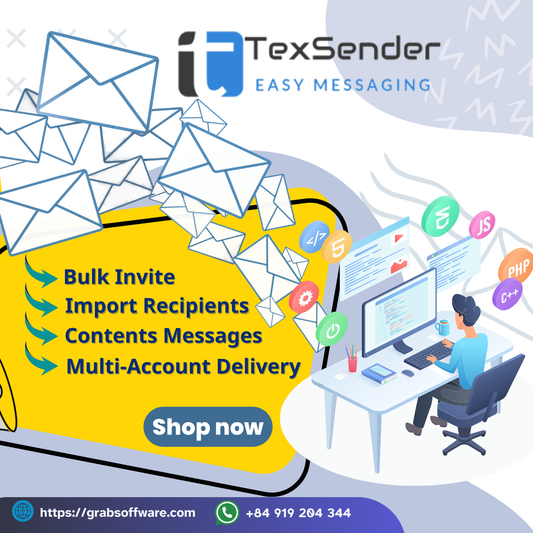 Send bulk Telegram messages from PC - Texsender.Pro.8.9.1